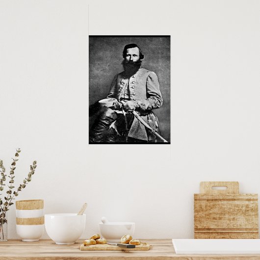 Gen. "Jeb" Stuart_War Afbeelding Poster (Keuken)