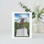 Gen. John Stark Statue Uitzicht Briefkaart (Staand voorkant)