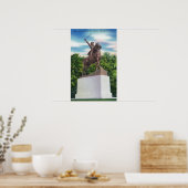 Gen. John Stark Statue Uitzicht Poster (Keuken)