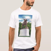 Gen. John Stark Statue Uitzicht T-shirt (Voorkant)