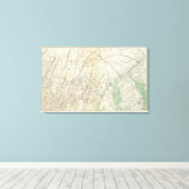 Gen. kaart I Canvas Afdruk (Insitu (Houten vloer))