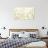 Gen. kaart I Canvas Afdruk (Insitu (Slaapkamer))