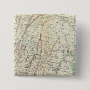 Gen. kaart I Vierkante Button 5,1 Cm