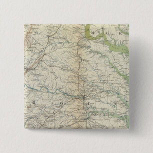 Gen. kaart II Vierkante Button 5,1 Cm