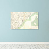 Gen. kaart IV Canvas Afdruk (Insitu (Houten vloer))