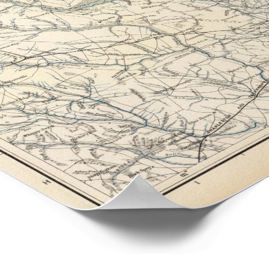 Gen. kaart IV Poster (Hoek)