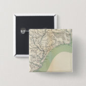 Gen. kaart IV Vierkante Button 5,1 Cm (Voorkant /achterkant)