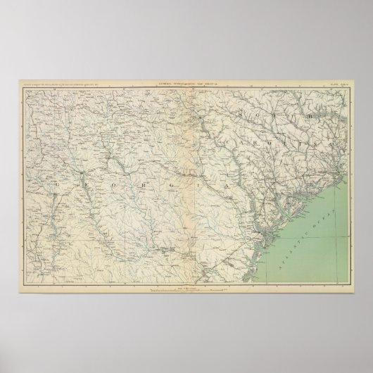 Gen. kaart IX Poster (Voorkant)