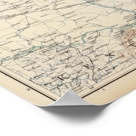 Gen. kaart V Poster (Hoek)