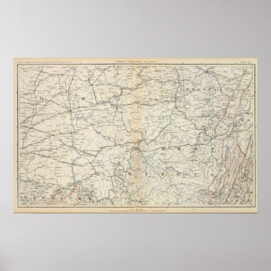 Gen. kaart V Poster (Voorkant)