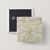 Gen. kaart V Vierkante Button 5,1 Cm (Voorkant /achterkant)