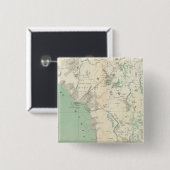 Gen. kaart XI Vierkante Button 5,1 Cm (Voorkant /achterkant)
