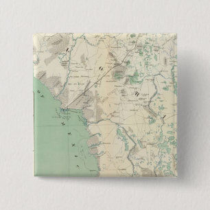 Gen. kaart XI Vierkante Button 5,1 Cm