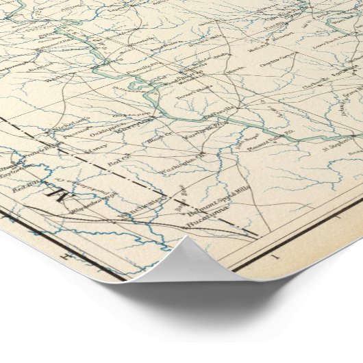 Gen. kaart XIII Poster (Hoek)