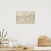 Gen. kaart XIV Poster (Keuken)