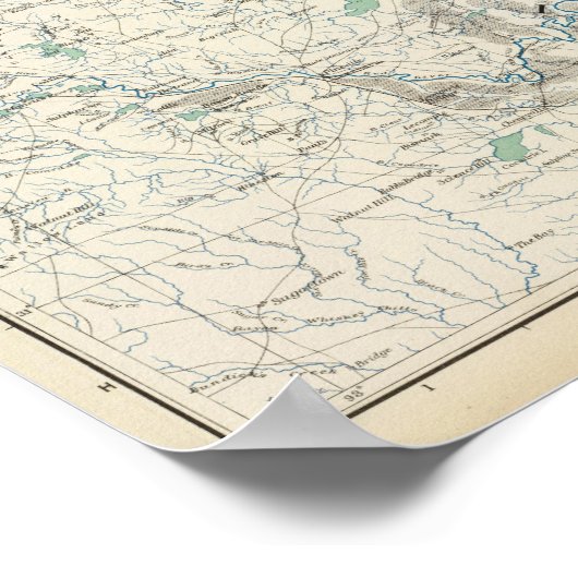 Gen. kaart XX Poster (Hoek)