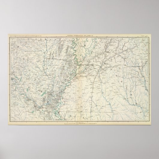 Gen. kaart XX Poster (Voorkant)