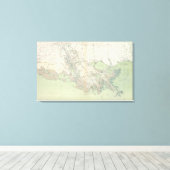 Gen-kaart XXI Canvas Afdruk (Insitu (Houten vloer))