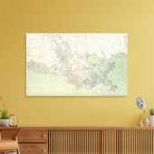 Gen-kaart XXI Canvas Afdruk (Insitu (Woonkamer))