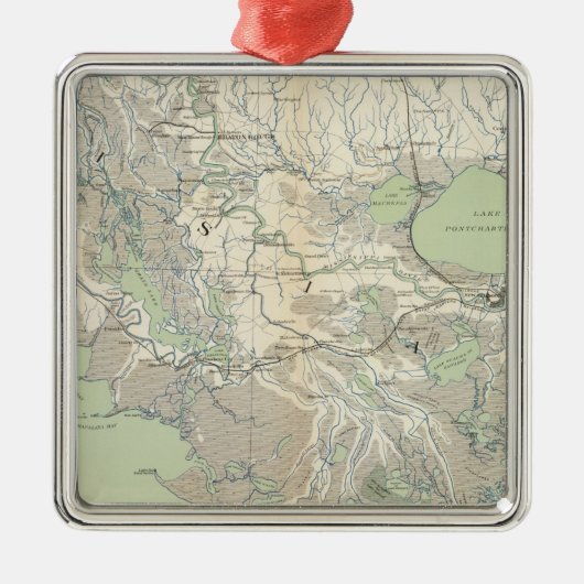 Gen-kaart XXI Metalen Ornament (Voorkant)