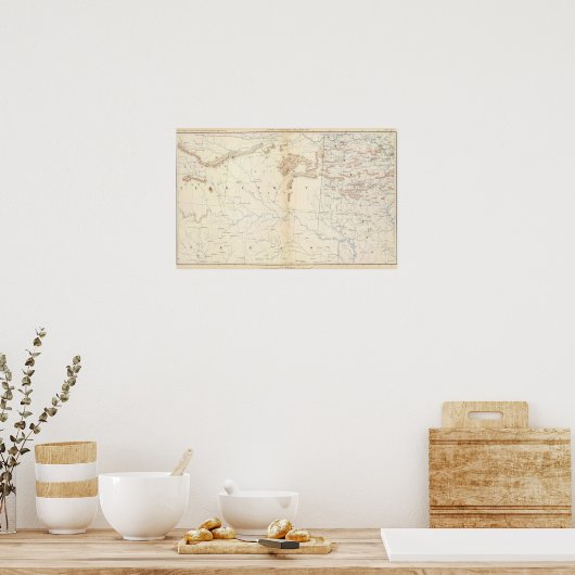 Gen. kaart XXIV Poster (Keuken)