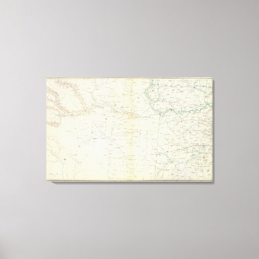 Gen. kaart XXVI Canvas Afdruk (Voorkant)