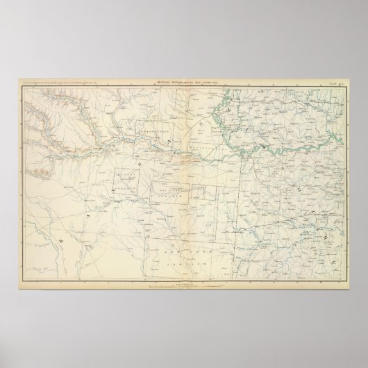 Gen. kaart XXVI Poster (Voorkant)