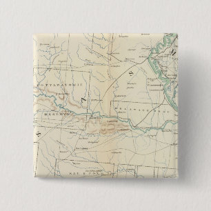 Gen. kaart XXVI Vierkante Button 5,1 Cm
