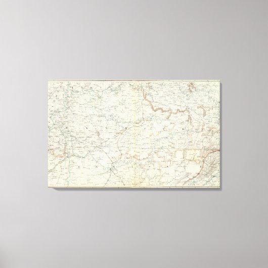 Gen. map XV Canvas Afdruk (Voorkant)