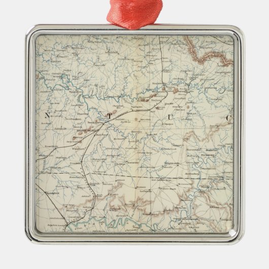Gen. map XV Metalen Ornament (Voorkant)