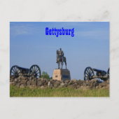 Gen. Meade bij het Briefkaart Gettysburg (Voorkant)