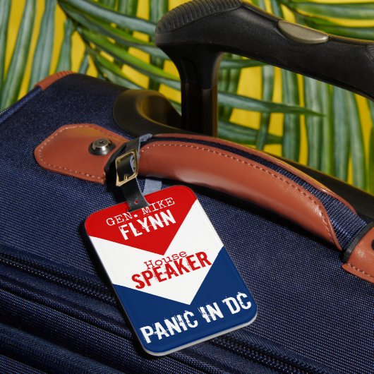 Gen Mike Flynn Voorzitter van het House Panic in D Bagagelabel (Voorkant Insitu 1)