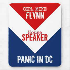 Gen Mike Flynn Voorzitter van het House Panic in D Muismat