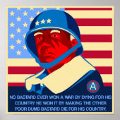 GEN Patton-citaat Poster (Voorkant)