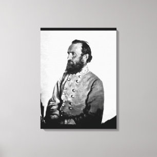 Gen. "Stonewall" Jackson,_War Afbeelding Canvas Afdruk