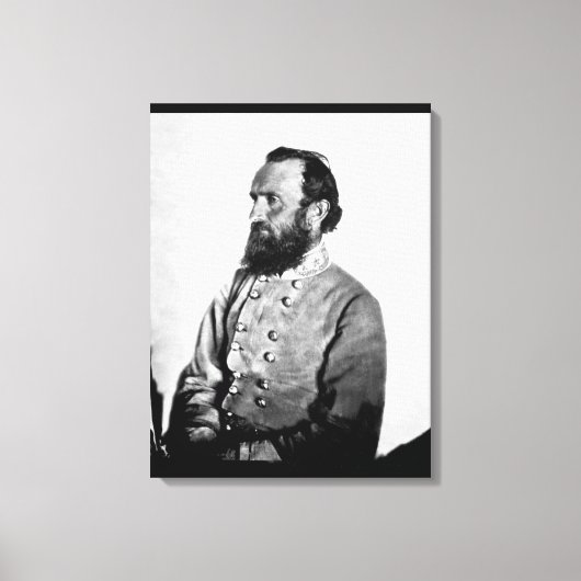 Gen. "Stonewall" Jackson,_War Afbeelding Canvas Afdruk (Voorkant)