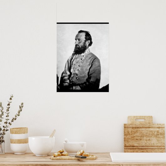 Gen. "Stonewall" Jackson,_War Afbeelding Poster (Keuken)
