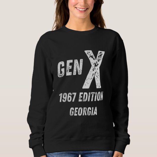 Gen X 1967 Edition Generation Georgia Verjaardag C Trui (Voorkant)