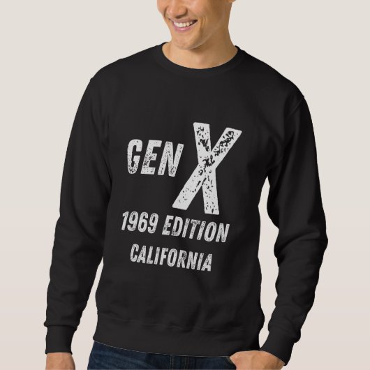 Gen X 1969 Edition - Verjaardag van de generatie C Trui (Voorkant)