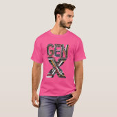 Gen X 80u2019s Rock Cassettes T-shirt (Voorkant volledig)
