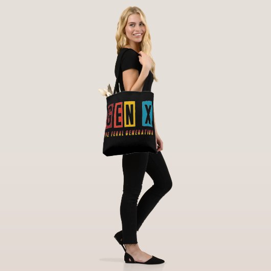 Gen X Algemene Generatie Tote Bag (Op model)