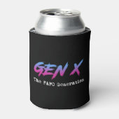 Gen X - De FAFO Generatie Blikjeskoeler (Blikje Voorkant)
