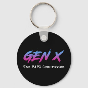 Gen X - De FAFO Generatie Sleutelhanger