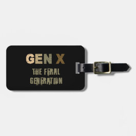 Gen X: De verwilderde generatie Bagagelabel