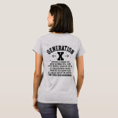 Gen X | De ware FAFO-generatie T-shirt (Achterkant volledig)