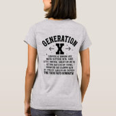 Gen X | De ware FAFO-generatie T-shirt (Achterkant)