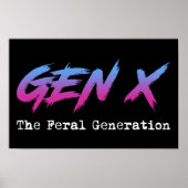 Gen X - De wilde generatie Poster (Voorkant)