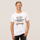 Gen X "Deelnemers Trofee" Plank Tri-Blend Shirt (Voorkant volledig)