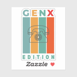 Gen X Edition Telefoon Sticker