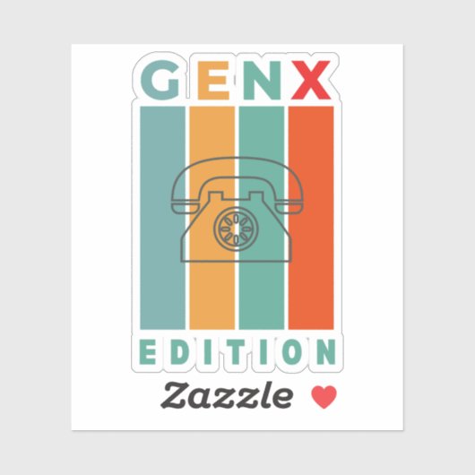 Gen X Edition Telefoon Sticker (Vel)